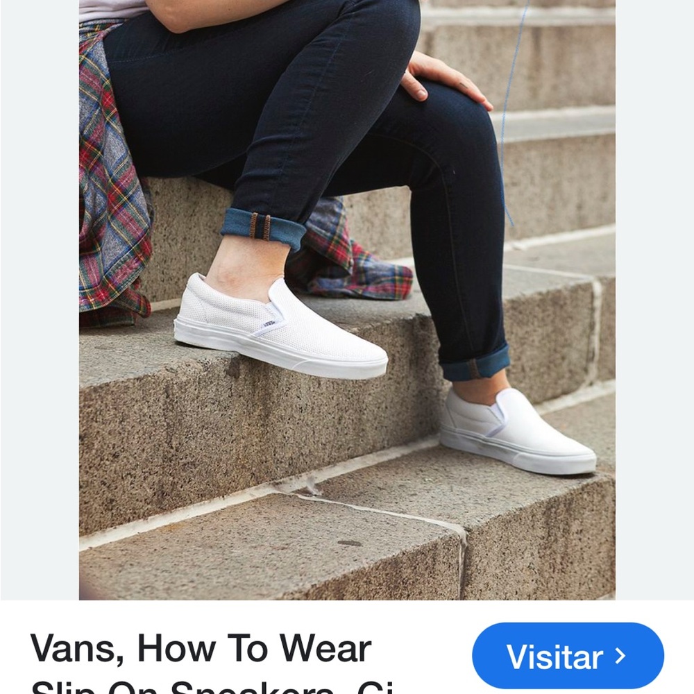 Vans Classic White Slip-On Shoes